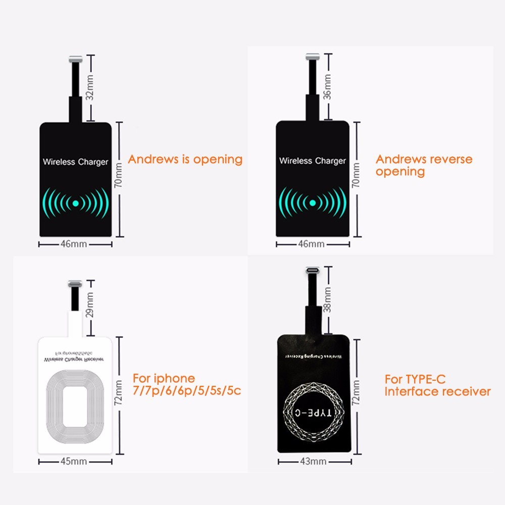 Round Crystal Fantasy Wireless Charging Pad Qi Wireless Charger for Samsung Galaxy