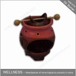 Classic Design Decorative Scented Oil Burners Ceramic Vase Shaped For Office