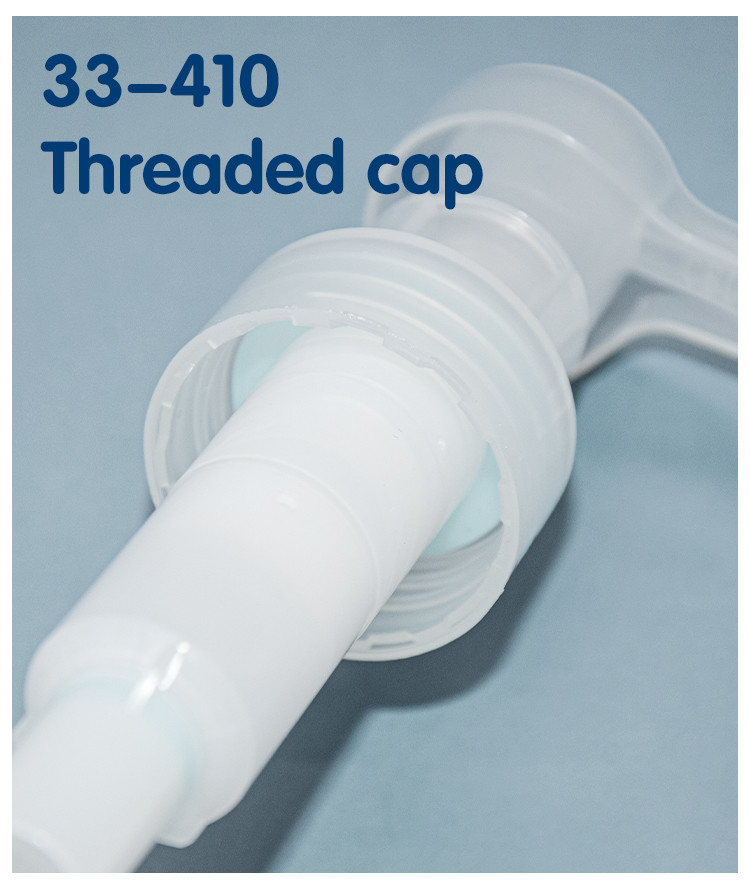 33-410 All Plastic Lotion Pump Recycling Sustainable Skin care Packaging UKAP10