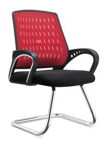 Quality Red And Black Office Visitor Chairs For Customer High Durability Eco Friendly wholesale