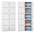 Modern White Office Furniture Filing Cabinet with Multi-drawer Steel Storage and