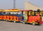 Amusement Park Train Rides , Electric Trackless Train Ride TUV Certificated