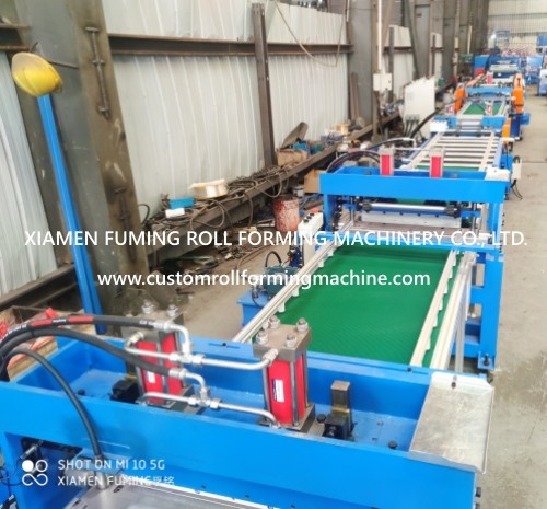 11KW Racking System Roll Forming Machine For Hydraulic Cutting