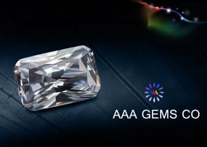 Quality 1 Carat Enhanced Moissanite Gemstone , Lab Created Moissanite wholesale