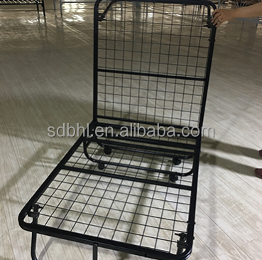 Space-Saving Black Metal Twin Over Frame With Ladders Bedroom Fence for Kids and Teens