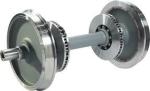 45 Steel Single Flanged Rail Wheels , Railroad Steel Wheels For 900mm Gauge ODM