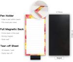Tropical Plants Weekly Magnetic Fridge Notepads Meal Planner For Family