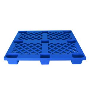 Quality ISO9001 Certified Plastic Flat Nine Feet HDPE Blue Pallet for Logistics Industry Storage wholesale