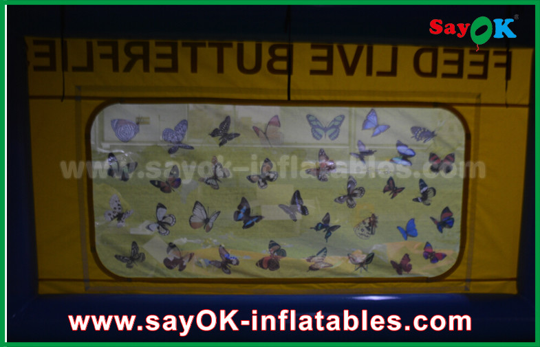 Large PVC Butterfly Inflatable House Tent For Teaching / Blow Up Camping Tent