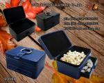 High end and elegant PU leather jewelry box for wholesale from manufacturer