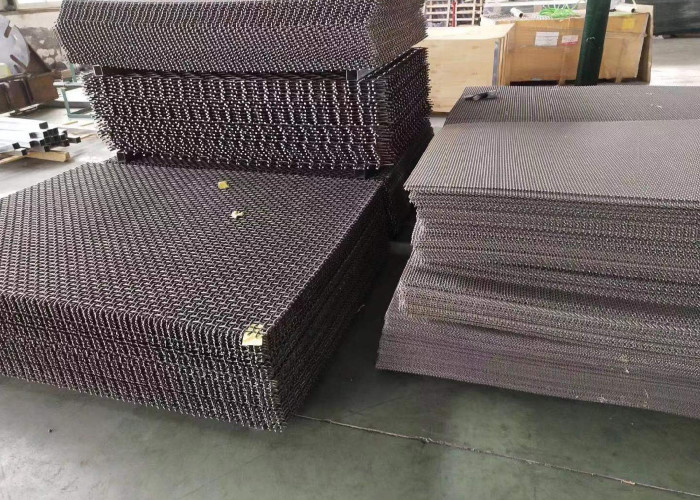 0.6-8m Twill Weave Wire Mesh Vibrating Screen , 30m/Roll 16 Gauge Welded Wire Mesh