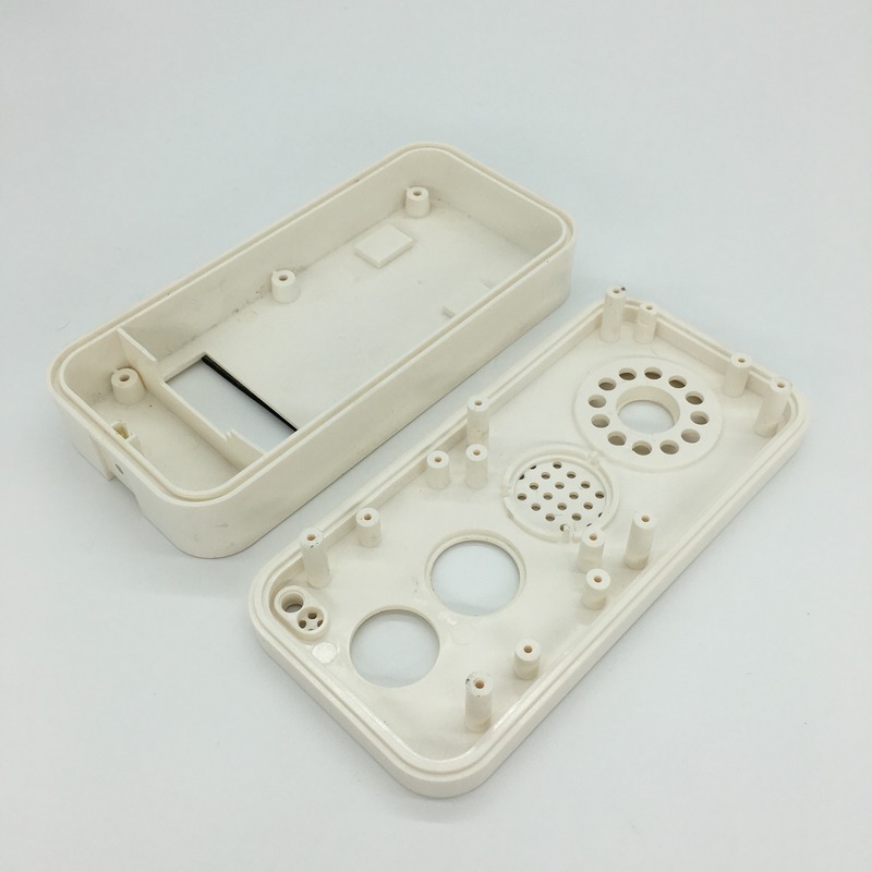 White Doorbell shell plastic injection product  injection plastic molding supplier