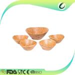 OEM high quality bamboo fiber salad serving bowl