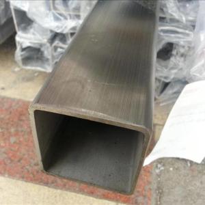 China 304 314 316 API Black Stainless Steel Rectangular Tube Q215 Hollow Section on sale
