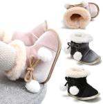 Hot selling Flannel Winter boots fashion lovely gril baby booties
