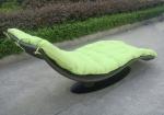 Outdoor Rattan Daybed , Comfortable Luxury Wicker Chaise Lounge