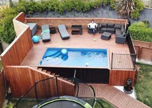 Quality Outdoor Summer Prefabricated 20ft Swimming Pool Shipping Container wholesale