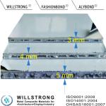 10MM Thick Honeycomb Composite Panels , Economical And Aesthetic Honeycomb Stone
