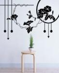 Morning Glory Classic PVC Decoration Wall Flower Stickers F043