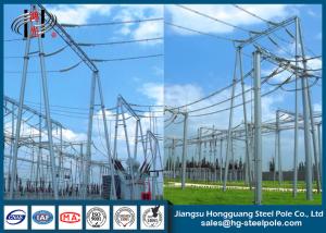 Quality Electrical Substation Galvanized Steel Structure CO2 Welding wholesale