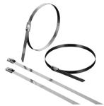 4.6*200mm Heavy Duty 304 Stainless Steel Zip Ties Self-Locking Metal Cable Ties