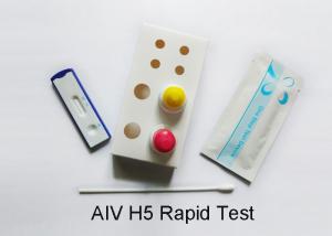 Quality H5 Avian Influenza Test Kit Plasma Specimen Full Accessories 2-30 ℃ Storage Temp wholesale