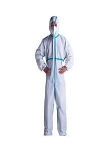 Quality Antiviral Disposable Coverall Suit With Acid And Alkali Corrosion wholesale