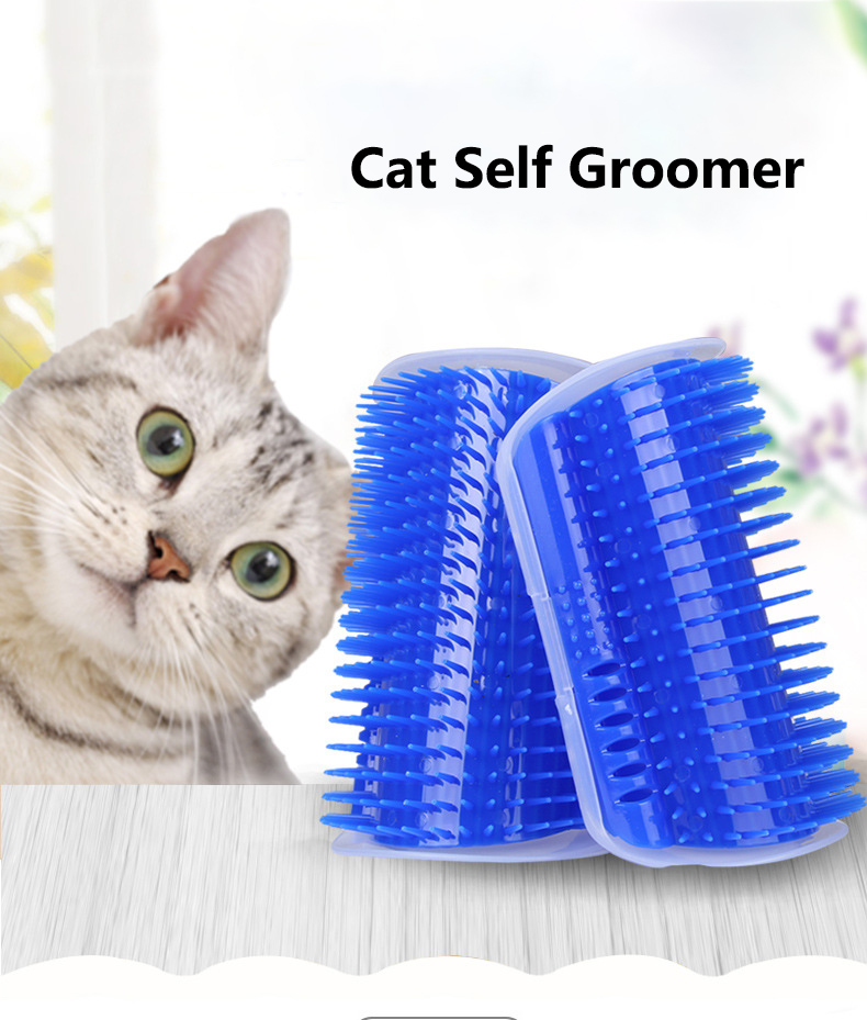 Pet Hair Cleaning Tool Clean Function Cat Self Groomer Wall Corner Comb Cat Brush