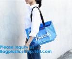 PVC, Nylon, slider closure Stadium Bag, Clear tote Bag, Beach Bag Handbag,