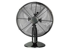 Quality Chrome Metal Decorative Desk Fan 12 Inch 110V - 240V For American Market wholesale