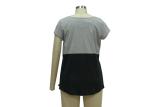 Lady Casual Shirt , Round Neck T Shirt,Customized Logo Printing ,joint,