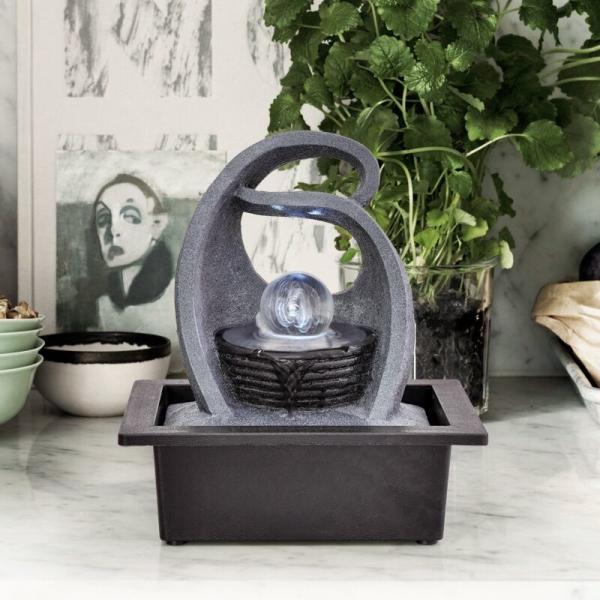 Contemporary Indoor With Glass Ball Polyresin Home Interiors Decoration Living