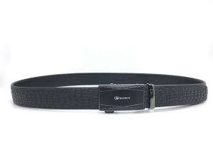 Quality Uniform Croco Leather 140CM Mens Automatic Buckle Belt wholesale