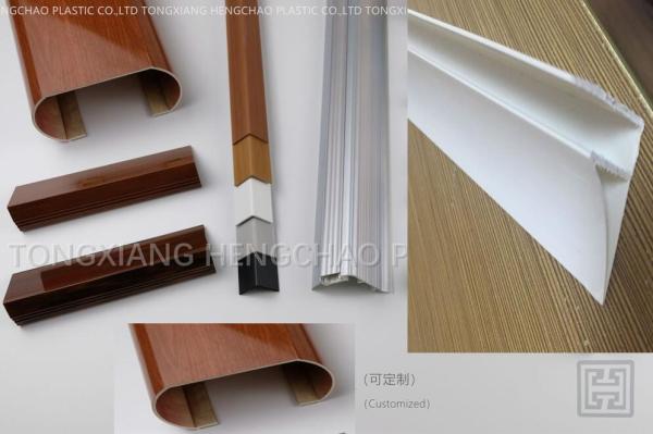 4CM Glossy Extruded Plastic Profiles Top Clip For Room Roof Garden Drainage