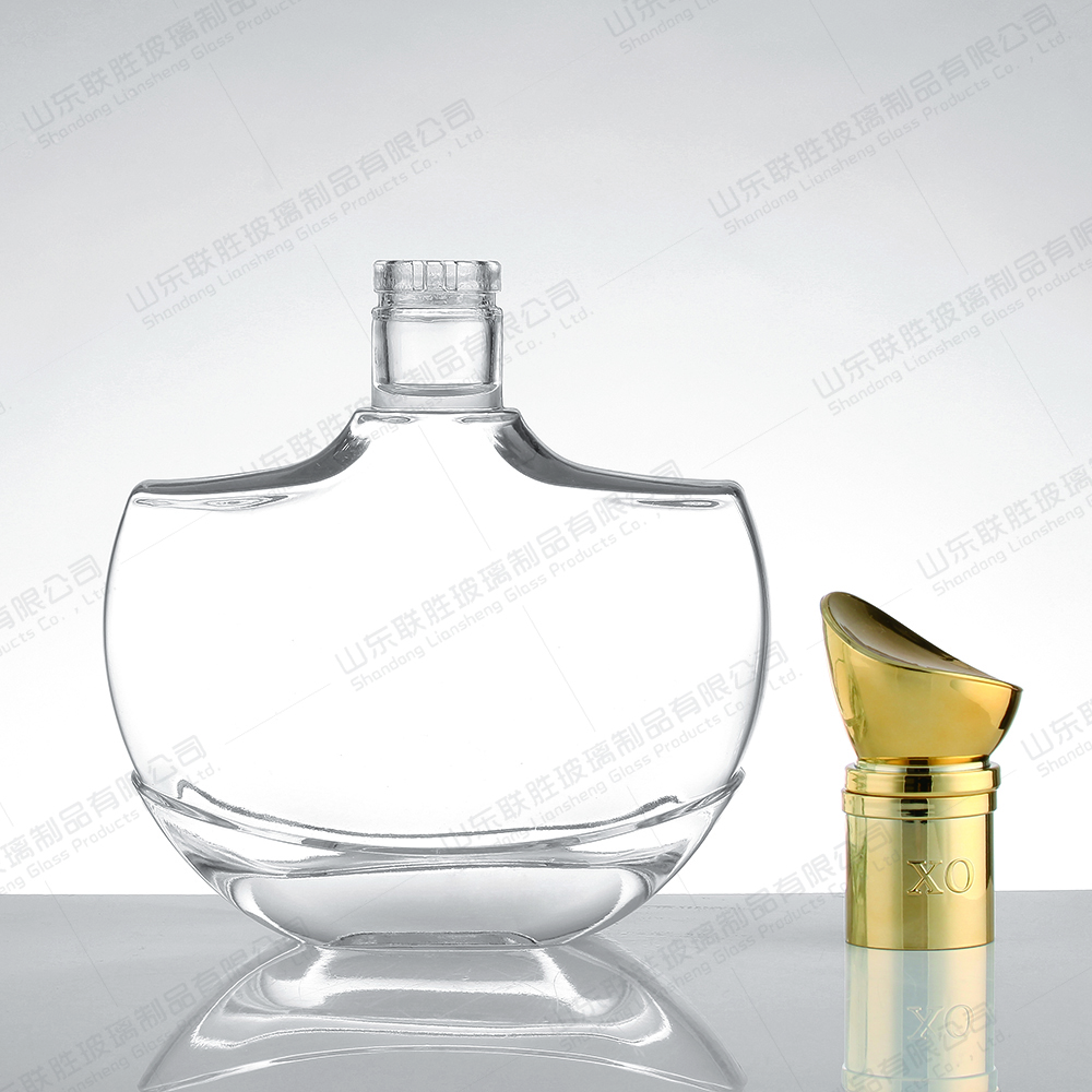 Custom Logo Glass Water Juice Wine Bottle Healthy Lead-free Glass Base Material Glass