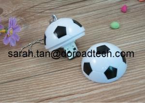 Quality High Speed Plastic Football Shaped USB2.0 Memory Stick USB Pen Drives with Keychain wholesale