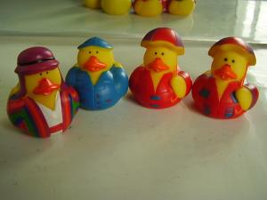 Quality 5.0L*4.6W*4.9H Cm Yellow Mini Rubber Ducks Baby Shower Toys Sort For Duckies Party Favors wholesale