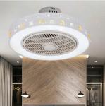 Modern 19 inch Ceiling Fan Lights Dining Room Bedroom Living remote control Fan