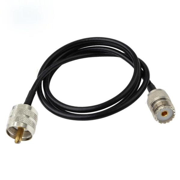 CB Ham Radio RG58 Extension Cable PL259 Pigtail UHF PL-259 Male to UHF SO-239