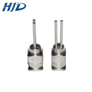 Quality Sturdy SS Blunt Syringe Needle Double Pin Double Outlet Jam Proof ZT005 wholesale