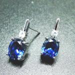 Green Spinels Cubic Zircon Stone Ring Earrings Pure 925 Sterling Silver Fashion