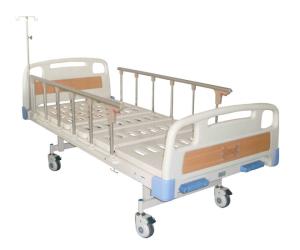 Quality 86.6in 95 CM Manual Lift Hospital Single Shaking Manual Fowler Bed Aluminum Alloy wholesale