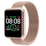 Steel 202 Health Monitoring Smartwatch 260 MM Zinc alloy glass body temperature