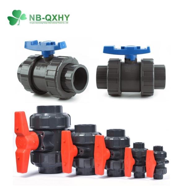 Plastic Irrigation Union PVC CPVC UPVC Flexible Ball Valve with Straight Through