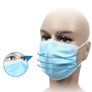 Quality Civil Face Mask Disposable Earloop Blue 50Pcs wholesale