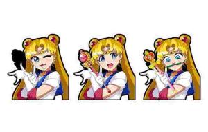 Quality Cute Anime Girl Sticker Demon Slayer Kimetsu No Yaiba Anime Motion Sticker Waterproof Decals for Cars wholesale