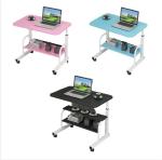 Wood Desktop Laptop Desk for Modern Office Height Adjustable Portable Computer
