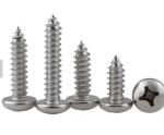 M4 Cross Recessed Pan Head Tapping Screws DIN7981 Carbon Steel Nickel Plated