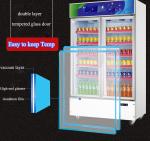 EMC 420W Commercial Beverage Refrigerator Painted Metal Material