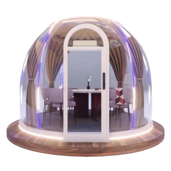 Transparent pc Panoramic Star Room Homestay Hotel net Red Bubble House awning